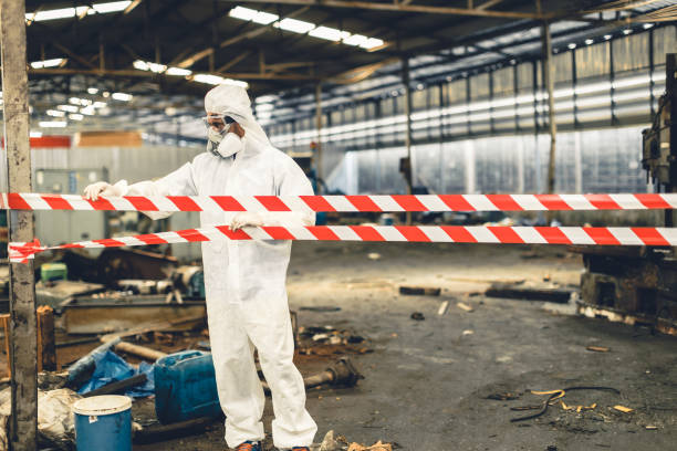 Professional Unattended Death Cleanup technician working in Alexander, AR